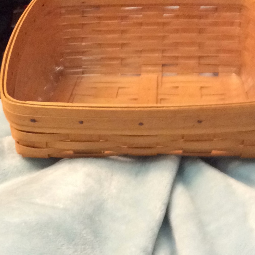 Longaberger basket with liner.
